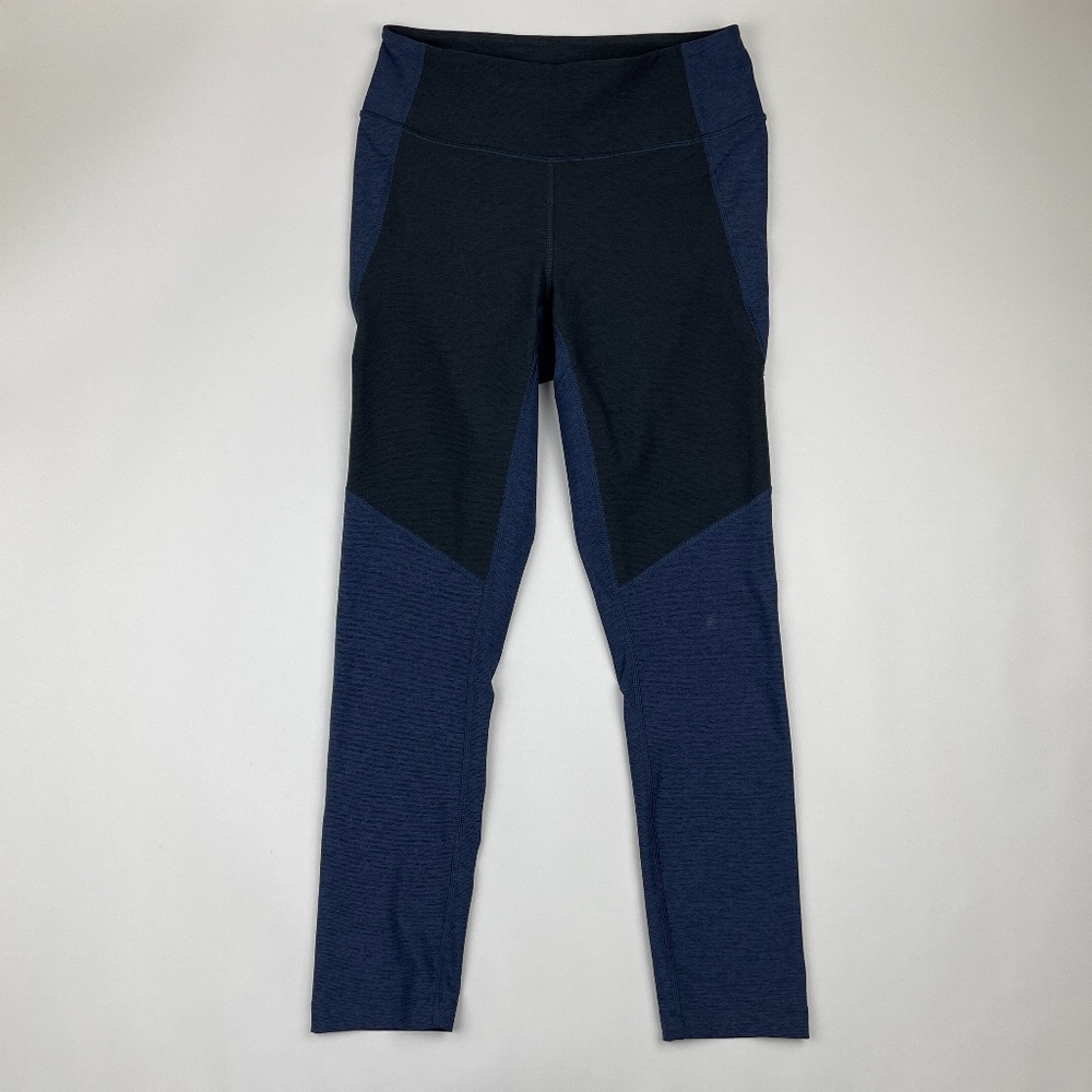 Outdoor Voices Color Block  Cropped Leggings Navy